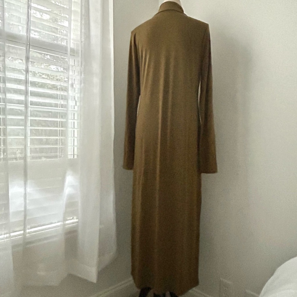 ๐(A075) NWT Free People Good Feels Mockneck MIdi in Seaweed. Size: XL - Picture 9 of 16
